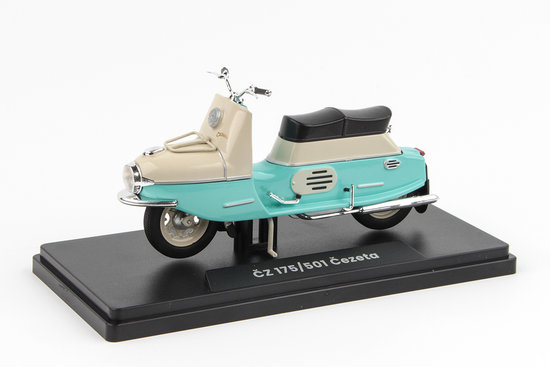 ČZ 175/501 Čezeta - Tyrkysová/Světle Šedá (1958)