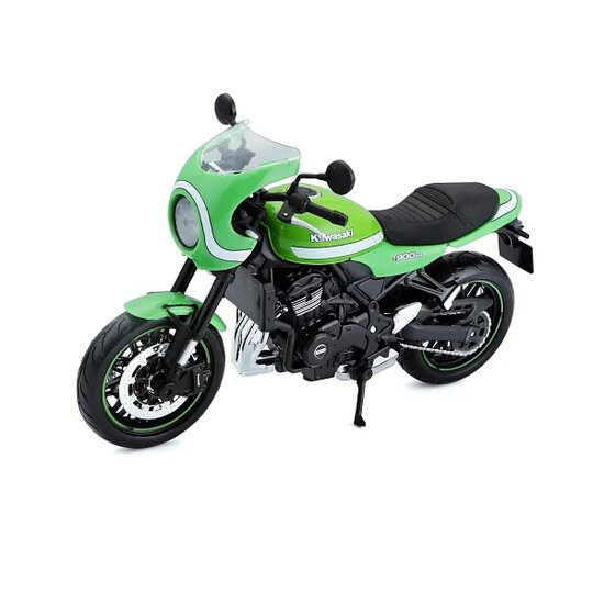 Motorcycle, Kawasaki Z900RS Café, lime green