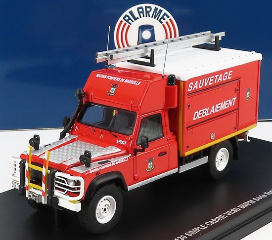 LAND ROVER - DEFENDER 130 SAPEURS POMPIERS SAUVETAGE DEBLAIEMENT 1986