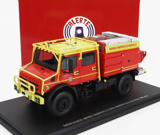 MERCEDES BENZ - UNIMOG U5023 FEUERWEHRTANKFAHRZEUG, DOPPELKABINE 1994 