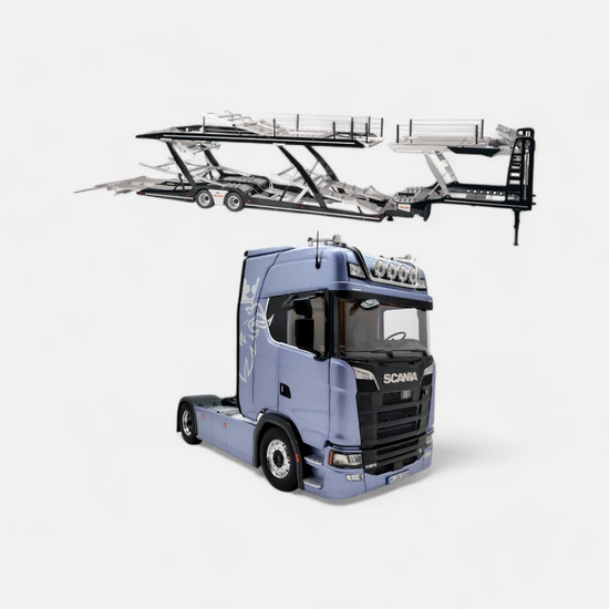 Autoprepravník Scania V8 730S 4x2 & Lohr, Fictionblue