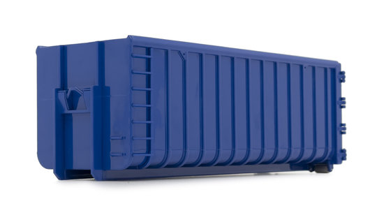 Hakencontainer, 40m3, blau