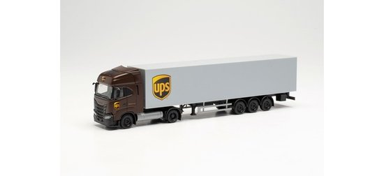 Iveco S-Way LNG box semi-trailer "UPS"