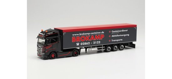 Iveco S-Way semi-trailer with movable floor "Brokamp" (North Rhine-Westphalia/Borken)