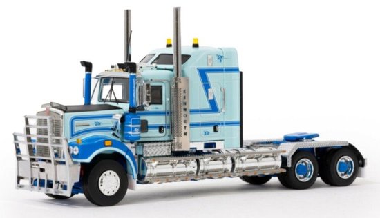 KENWORTH D509 6x4 Sleeper light blue