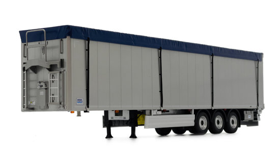 Knapen floor semi-trailer - blue