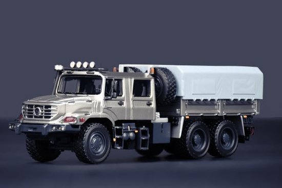 MERCEDES-BENZ Zetros 6x6 krytý nosič s dvojitou kabínou