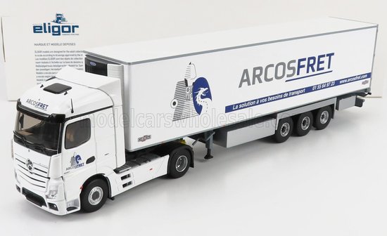 MERCEDES BENZ - ACTROS 5 1851 TRUCK SEMI-FRIGO CHEREAU ARCOSFRET 2018 - WHITE