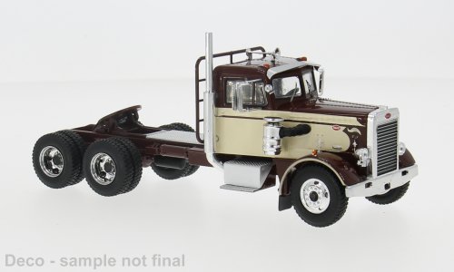Peterbilt 281, dunkelbraun/beige, 1955