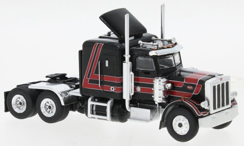 Peterbilt 359, schwarz/dunkelrot, 1973