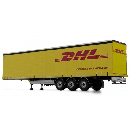 Pacton Sattelcurtainsider gelbe DHL-Edition