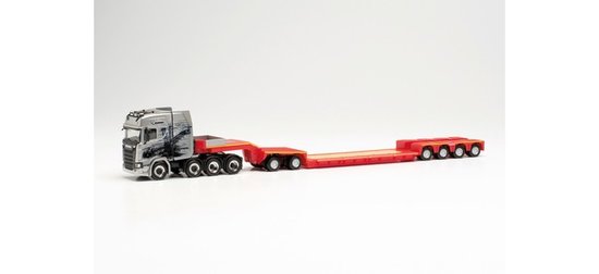 Scania CS 20 HD Shuttle-Sattelauflieger X mit Interdolly „Esser Schwertransporte“ (Nordrhein-Westfalen/Würselen)