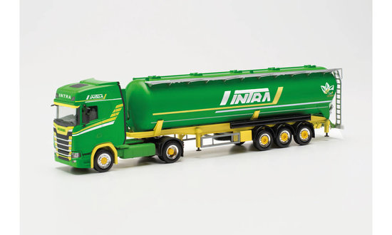 SCANIA CS 20 HD SILO-SATTELZUG / BULK SEMITRAILER „INTRA“ (POLEN/IŁOWA)