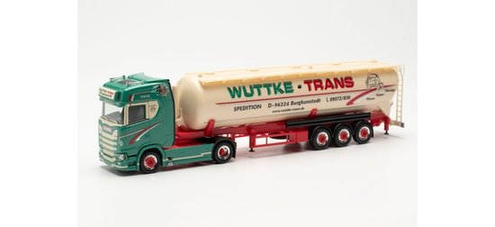 Scania CS 20 HD Silo semi-trailer "Wuttke-Trans Burgkunstadt" (Bavaria/Burgkunstadt)