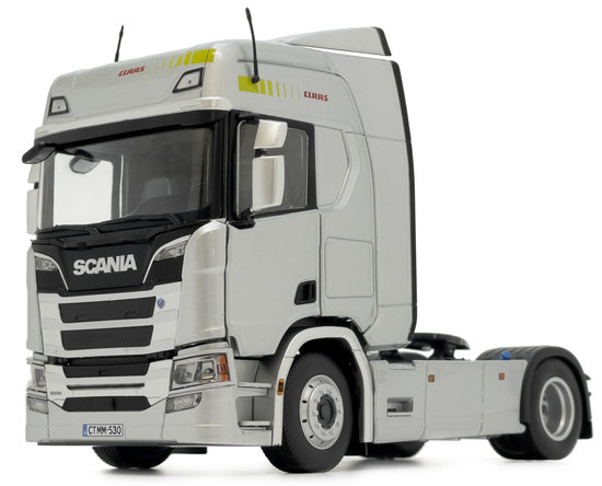 Scania R500 4x2 stříbrný "CLAAS"