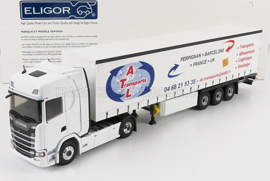 SCANIA - S500 TRUCK TELONATO TAUTLINER ATL 2018 - WHITE