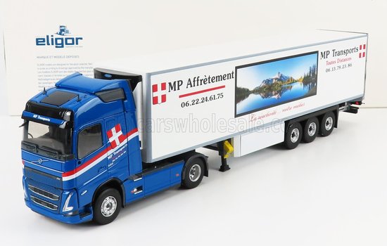 VOLVO - FH 500 TRUCK SEMI-FRIGO MP TRANSPORTS 2020 - BLUE WHITE