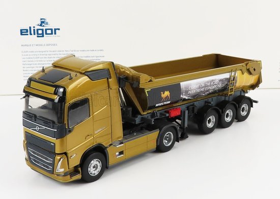 VOLVO - FH 500 TRUCK WIELTON TRANSPORTS CASSONE RIBALTABILE 2018 - GOLD MET