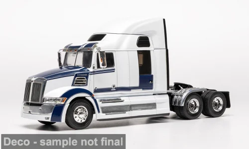 Western Star 5700 EX, biela/tmavomodrá
