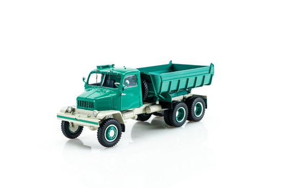 Praga V3S, tipper, green color