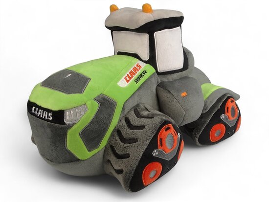 Plyšový traktor Claas Xerion s pásom