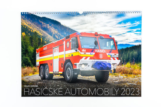 Wall calendar FIRE TRUCKS 2023 + poster