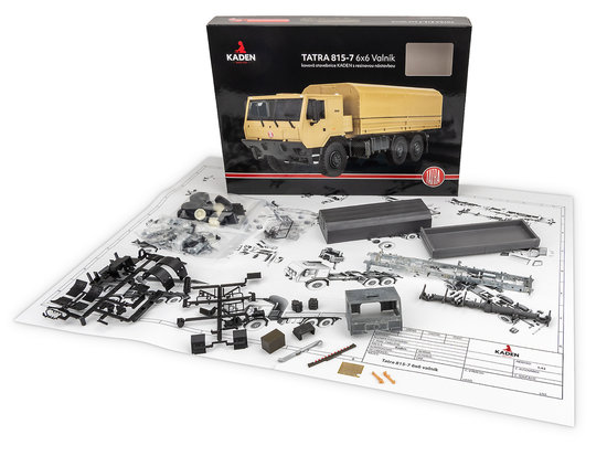 Building kit Kaden TATRA 815 6x6 flatbed