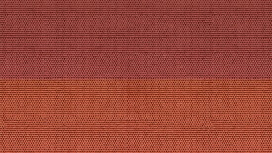 3D Cardboard Sheet “Plain Tile”, red