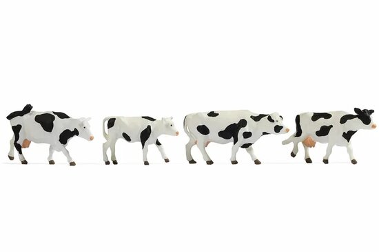 Cows black-white set 4pcs