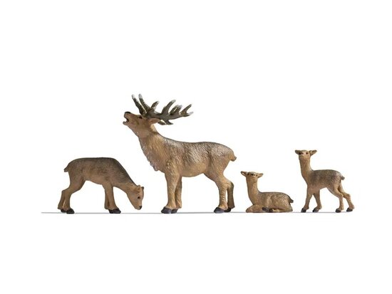 Set of Deer - 4 pcs