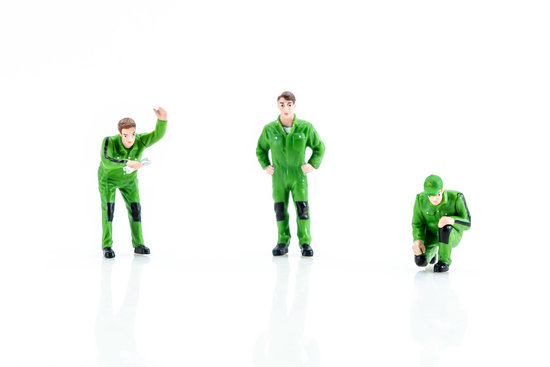 Set mit 3 John Deere-Figuren