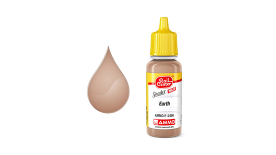 AMMO Rail Center Shader Matt – Earth (17 ml)