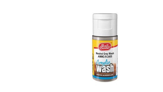 Rail Center Acrylic Wash – Neutral Grey  (15 ml)