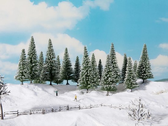 Snowy Fir Trees