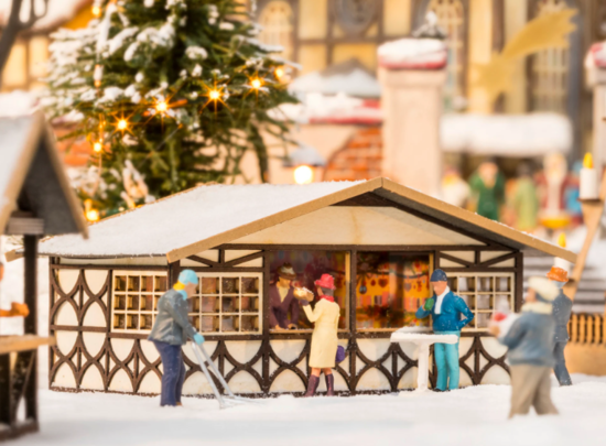 Stand at the Christmas market