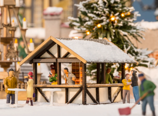 Stand mit Glühwein