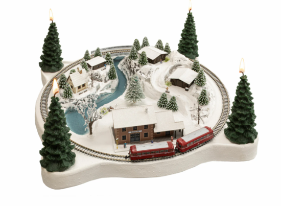 Weihnachtslayout "Winterzauber".