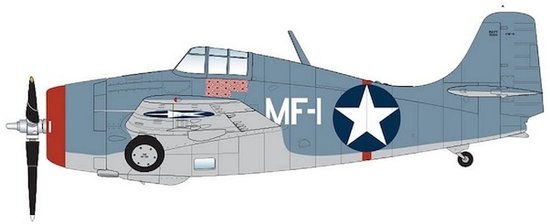 Grumman F4F-3 Wildcat US Navy, Maj. Robert E. Galer, Guadalcanal, VMF-224, 1942