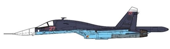 Sukhoi Su34 Fullback Russian Air Force, Khmeimim Air Base, Syria - 2015