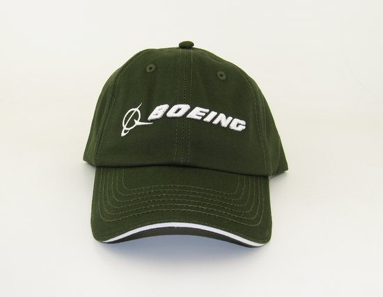 Boeing Symbol Chino hat green, white logo