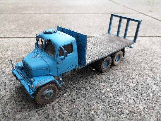 Praga V3S wood transport car - Blue color + patina