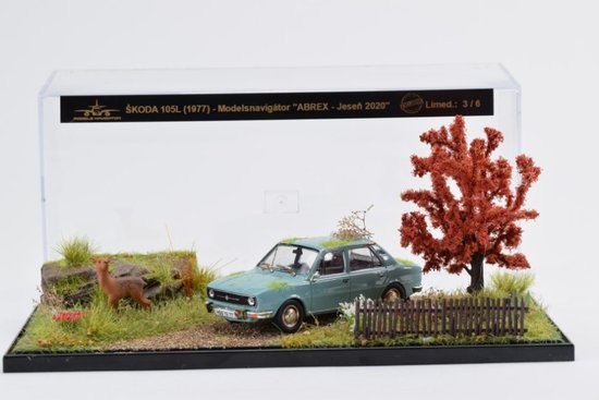 Diorama Škoda 105L "Autumn 2020" Lim ed. 3/6