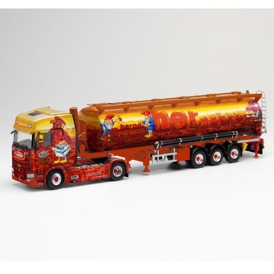 Scania CS 20 silo Aufliegers HD " Herpa Monument IV " (Bayern / Teublitz)