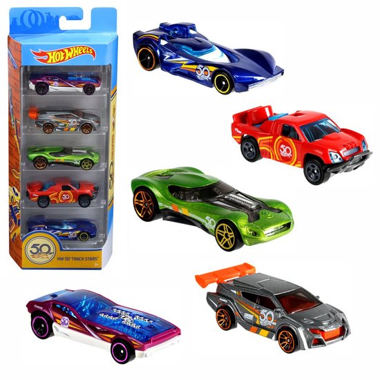 Hot Wheels  "50th Anniversary" 5ks set aut