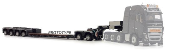 Nooteboom Euro Lowloader with interdolly black