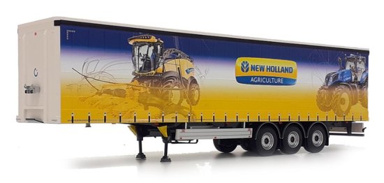 Pacton curtainsider, přívěs New Holland design