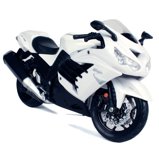 Motorrad Kawasaki Ninja ZX-14R, die 2012 schwarz-weiß