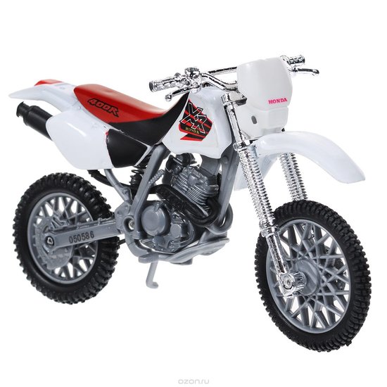 Motorka Honda XR400R, červeno biela