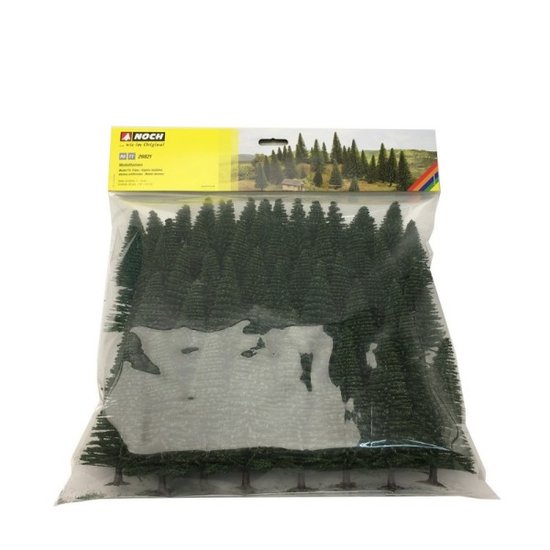 Model Fir Trees - sets 50 pieces, 5 - 14 cm high