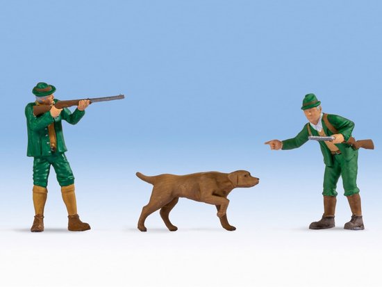 Figuren - Jäger und Hund - Set 3